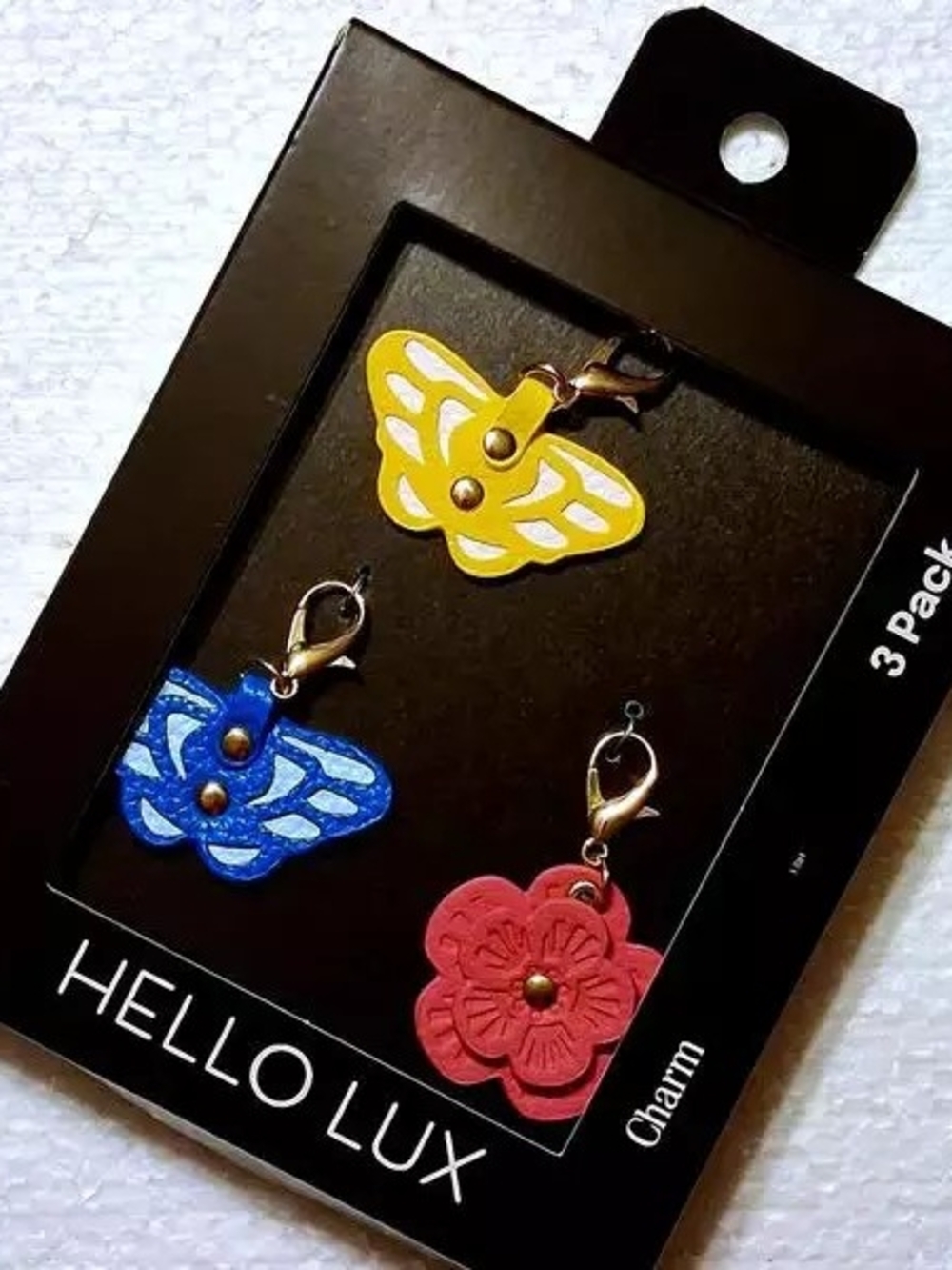 Lux 3pk Charms - Butterfly 3 Piece